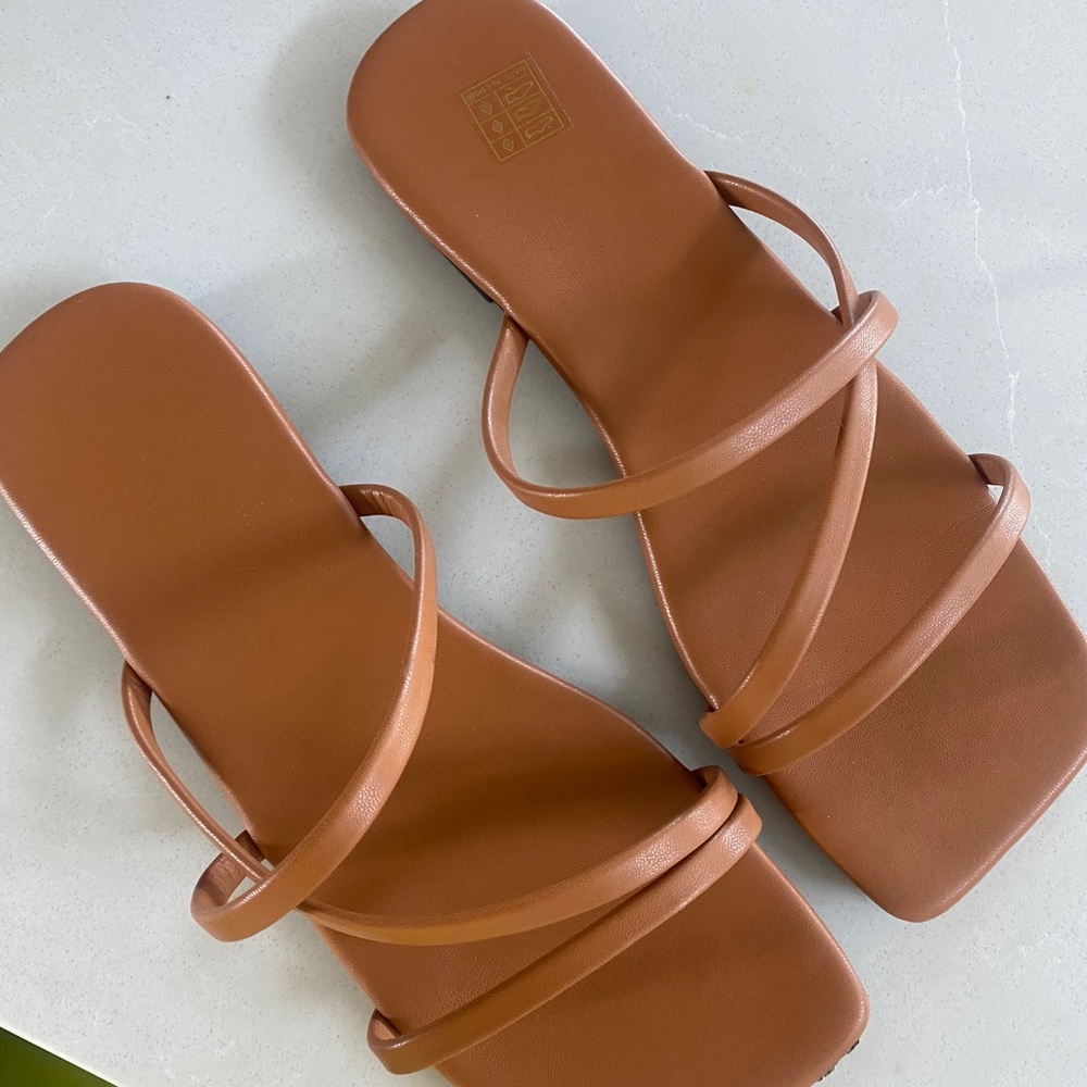 Tan sandals